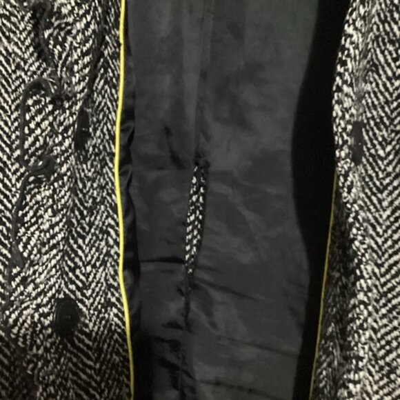 DKNY Monochrome Herringbone Womens Jacket - Picture 4 of 5